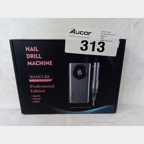 RECHARGEABLE ELECTRIC NAIL DRILL MACHINE - BLACK -