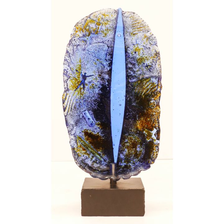 Bertil Vallien ''Passage'' 2001 Cast Glass Sculpture