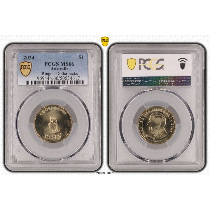 Bingo - Dollarbucks, One Dollar, 2024, PCGS MS66
