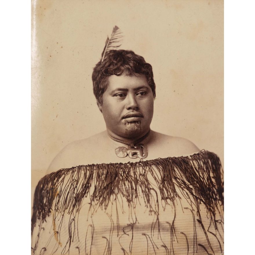Photographer Unknown 'Portrait of a Māori Wahine'