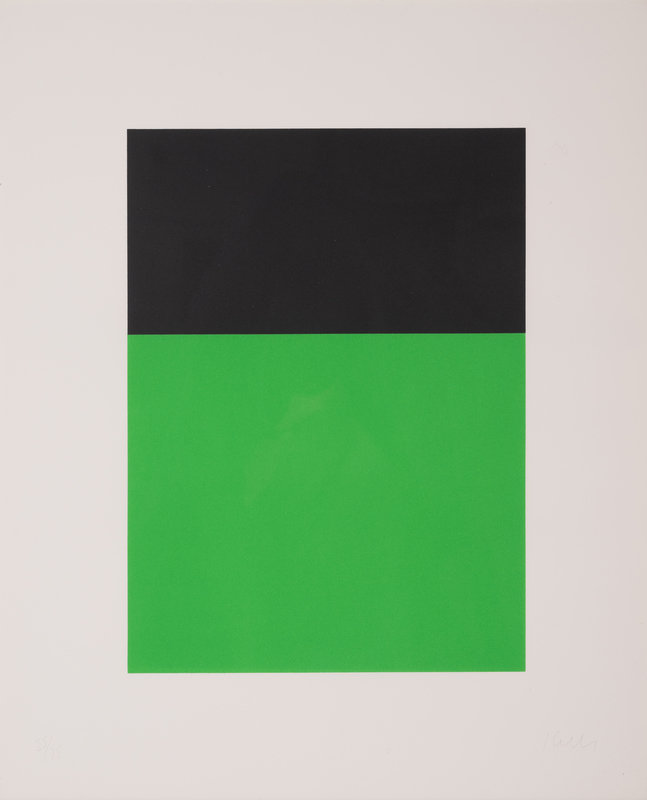 Ellsworth Kelly
(American, 1923-2015)
Black/Green, 1970