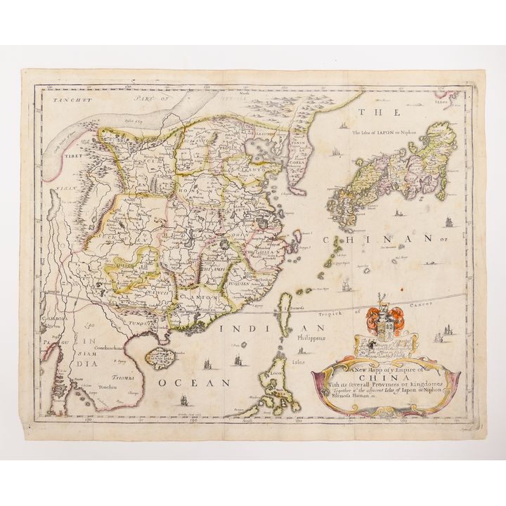 Hollar, A New Mapp of ye Empire of China. 1680