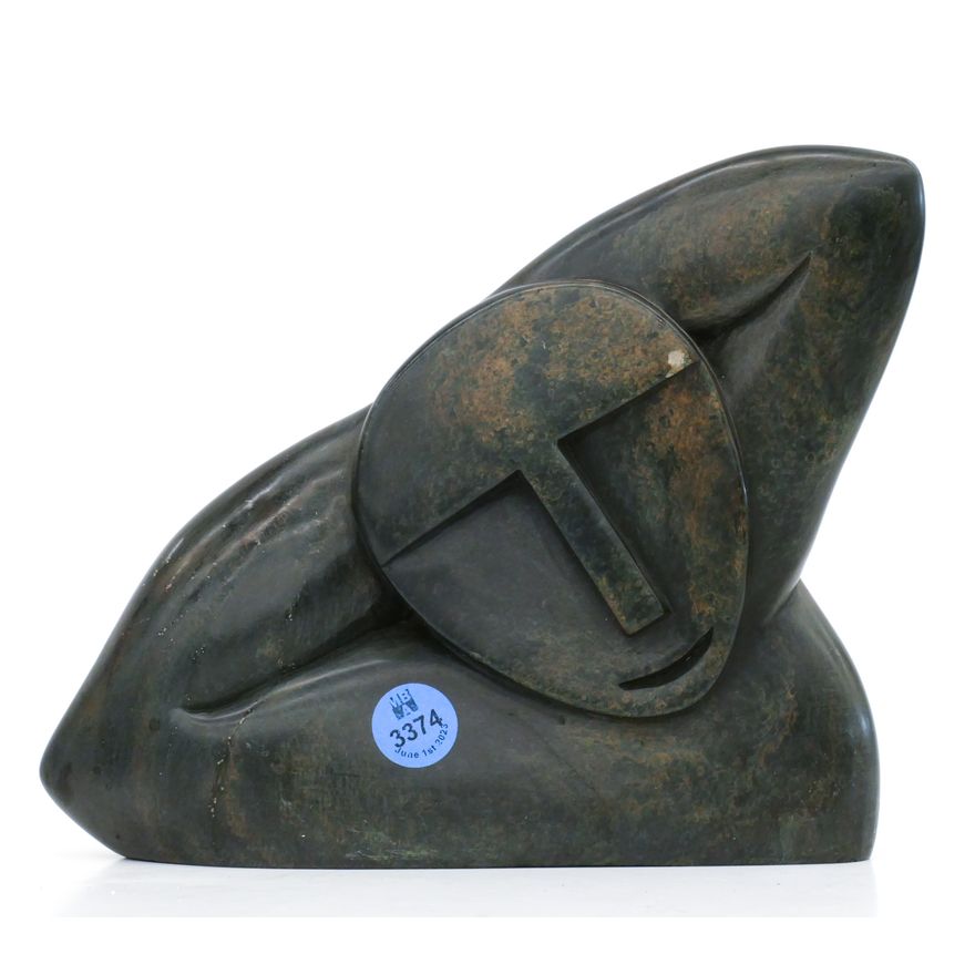 Percy Mukeda African Carved Soapstone Sculpture 10''