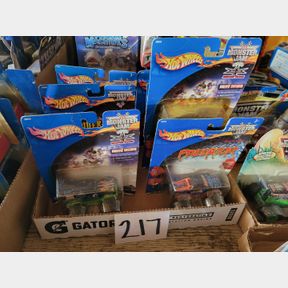 Hot Wheels Monster trucks and Super heroes vehicles