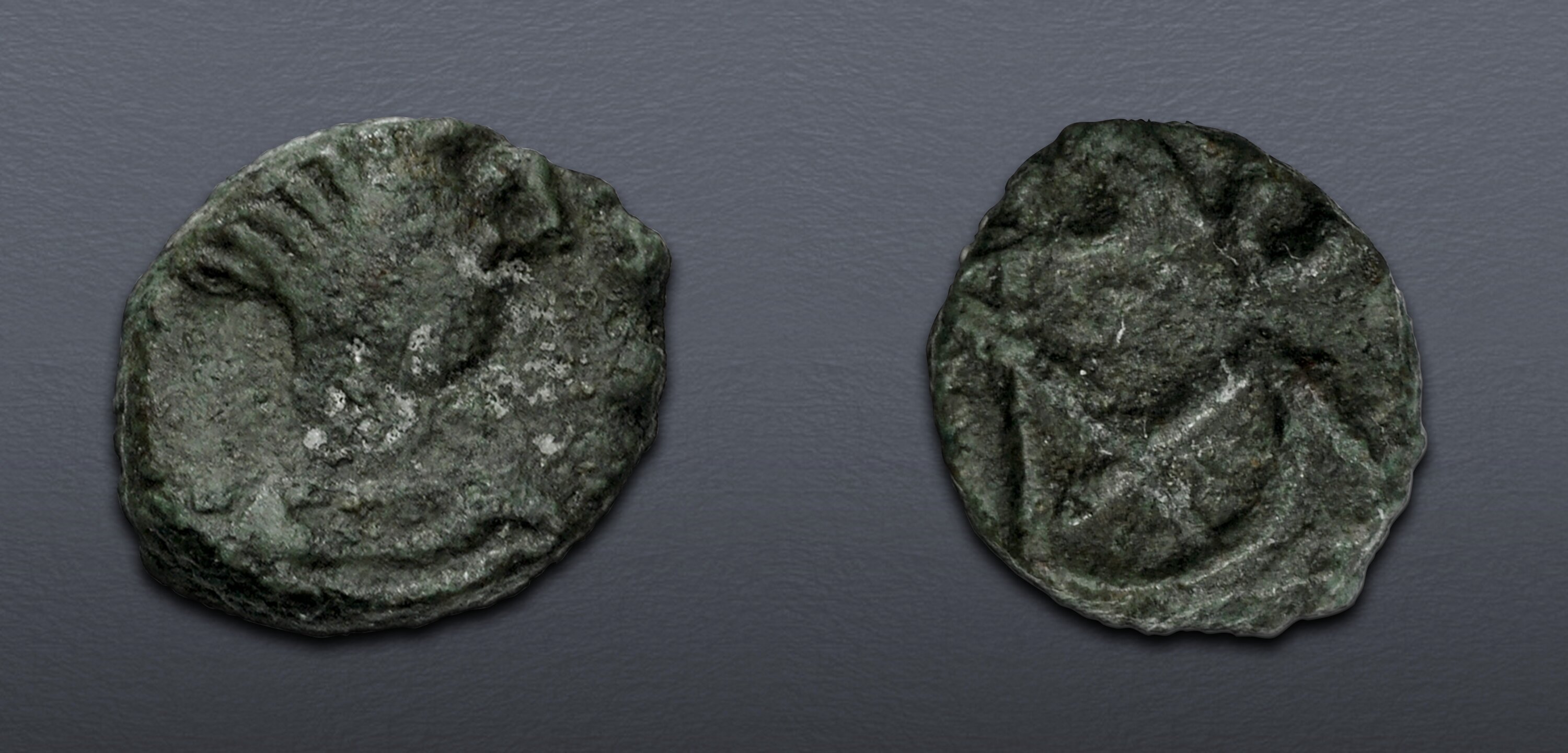 OSTROGOTHS. Theoderic. 493-526. Æ Minimus (9mm, 0.61 g, 8h). In the ...