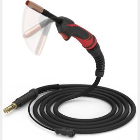 FLEX NECK 100A 10' K530-6 FOR LINCOLN 100L YESWELDER FLEXIBLE 100AMP 10FT MIG WELDING GUN TORCH STINGER, REPLACEMENT FOR LINCOLN M