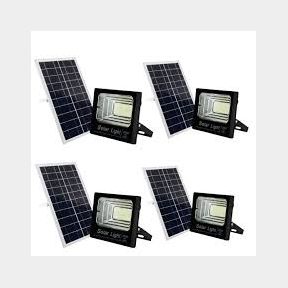 200W LED Solar Flood Light with Remote - Pack of 4 - Solar Light Bar 9902017484440- 51748/11937 SN B1 (S8)