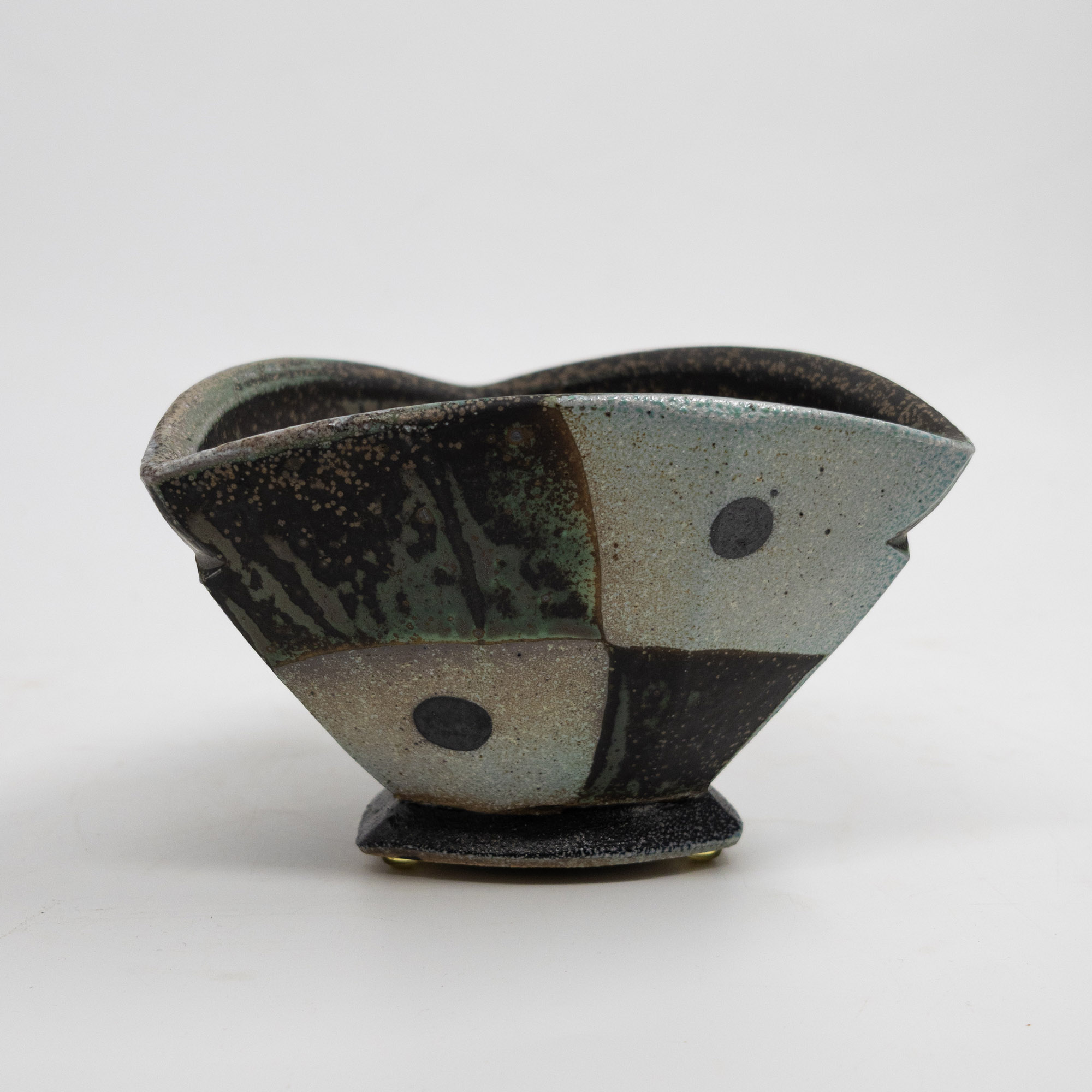 Jeff Oestreich - Triangular bowl — sold at auction in New Zealand for $225
