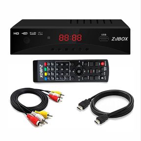 ZJBOX DIGITAL TV CONVERTER BOX - ATSC CABLE BOX FOR ANALOG HDTV LIVE 1080P WITH RECORDING, PLAYBACK, HDMI OUTPUT, TIMER SETTING, T