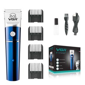 VGR Pet Hair Trimmer Clipper: 4 Comb Set with Ceramic Blade Seal Clips | USED