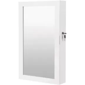 SONGMICS JEWELLERY CABINET AND MIRROR WHITE
