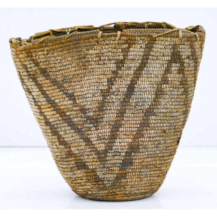 Antique Klickitat Large Indian Hard Basket