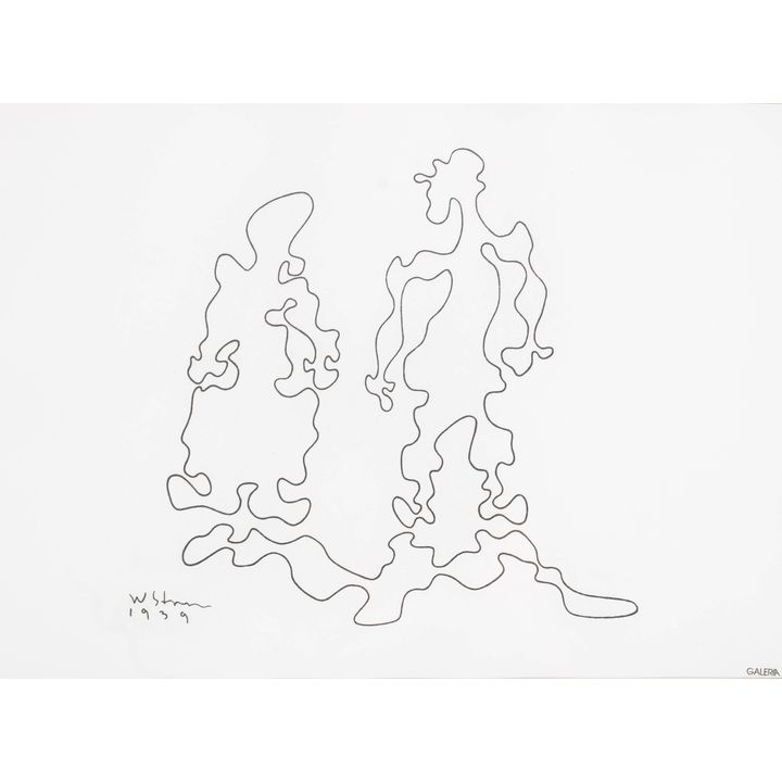 Władysław Strzemiński | Bezdomni, z cyklu 'Białoruś Zachodnia', 1939/1985