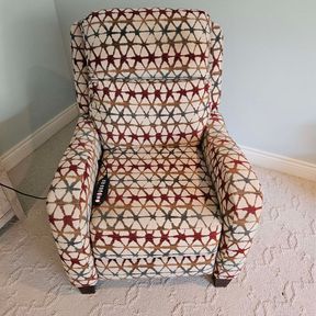 Modern Upholstered SoCozi Recliner with Massage, Heat and Lumbar
