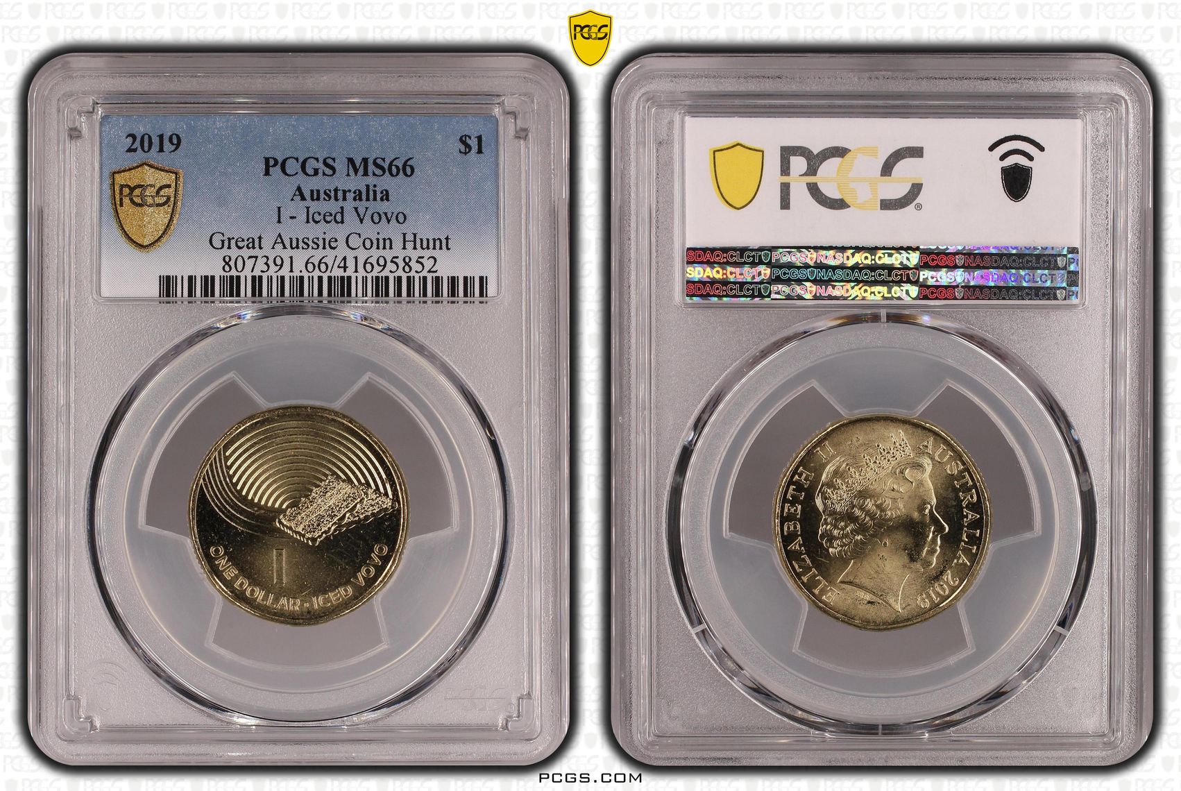Elizabeth II, One Dollar, 2019, MS66