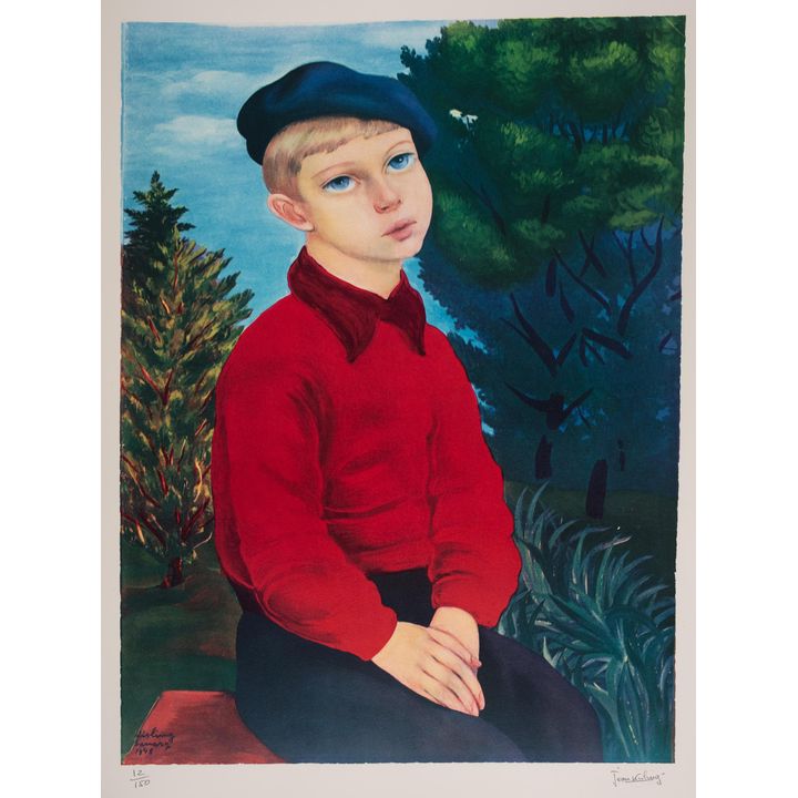 Mojżesz Kisling | Chłopiec w berecie