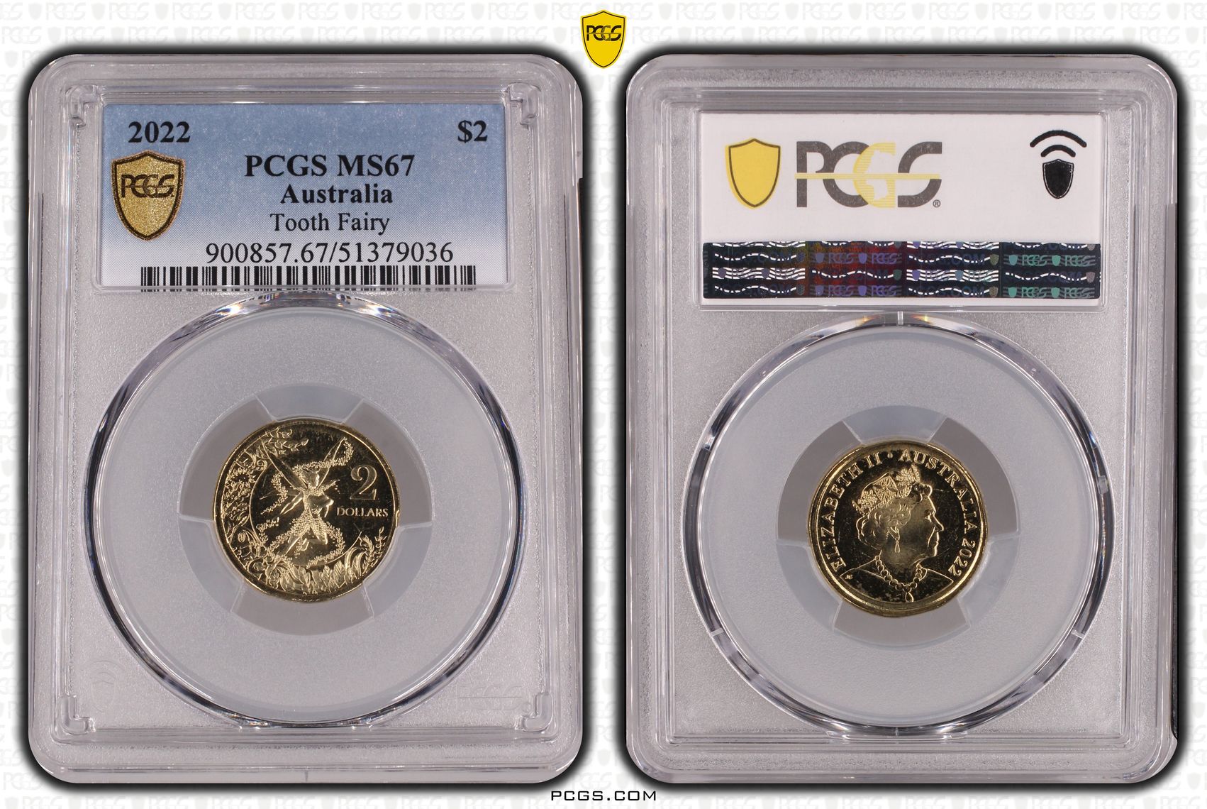 Tooth Fairy, Two Dollar, 2022, PCGS MS67
