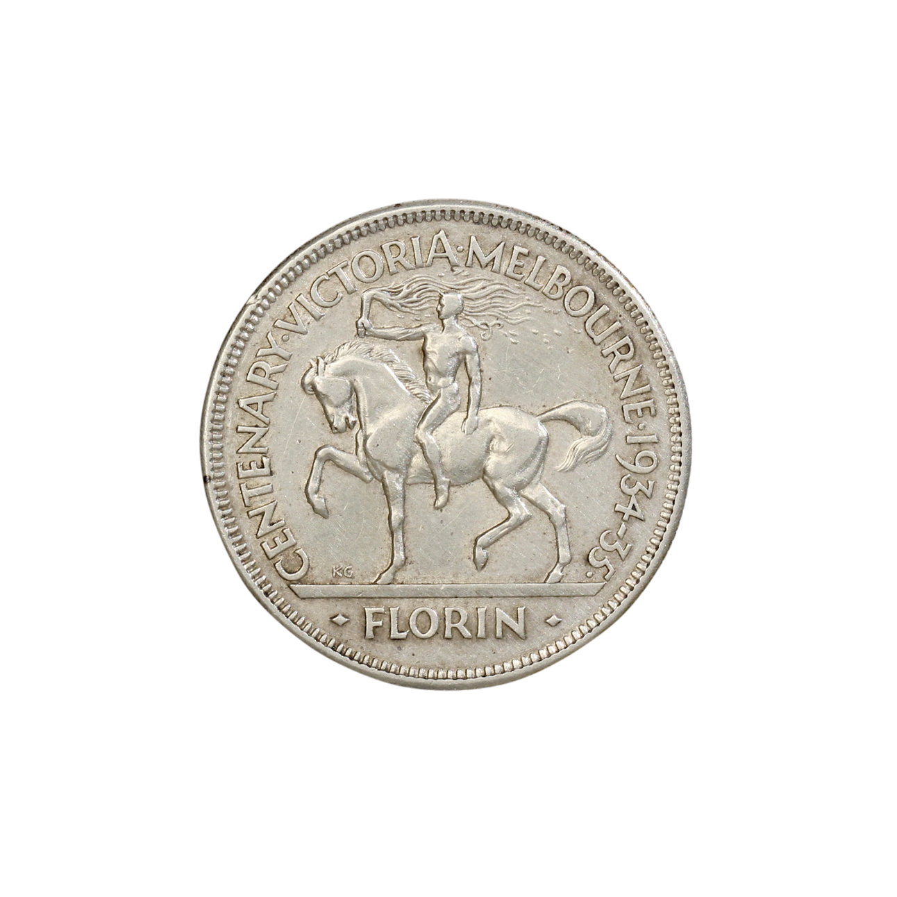 1069. · George V, Florin, 1934/35, EF