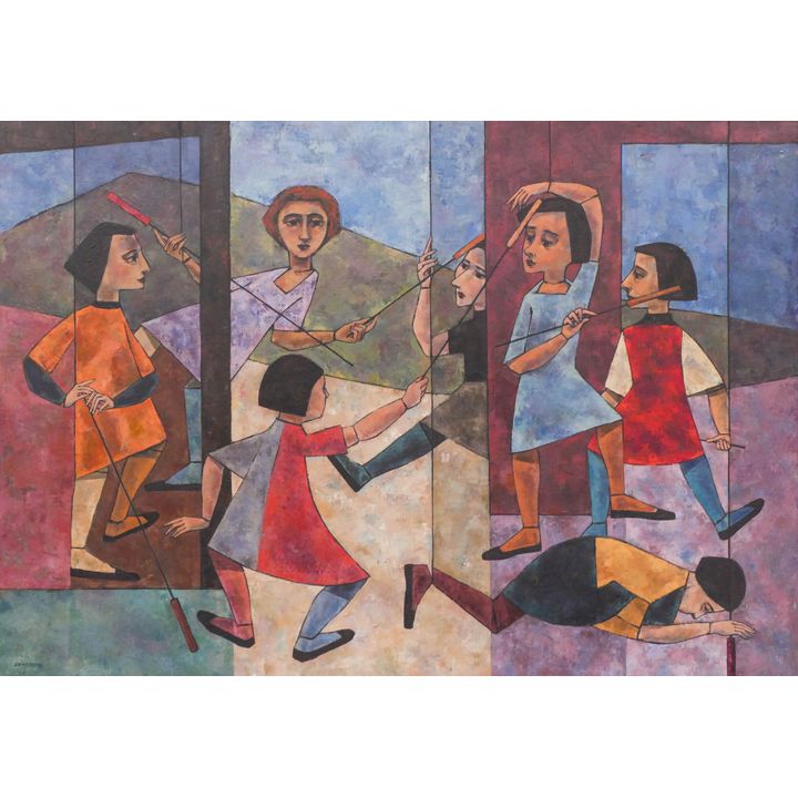 Demetrios Jameson ''Battle Dance with Cattails'' 1951