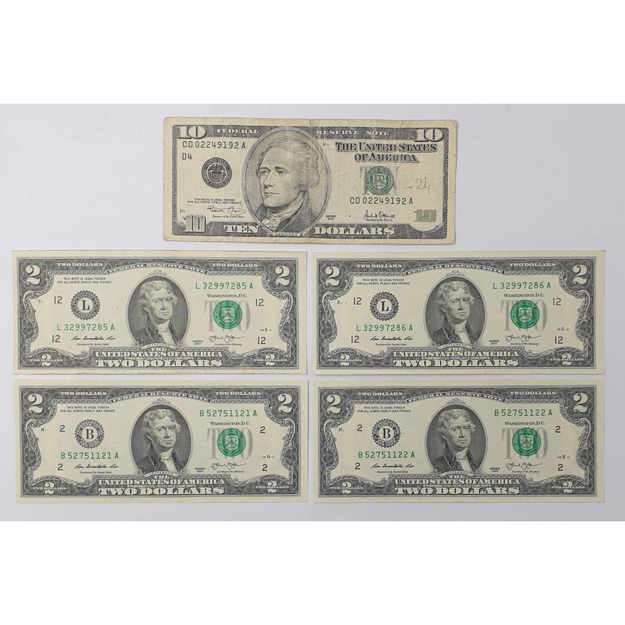 US Notes (x5)