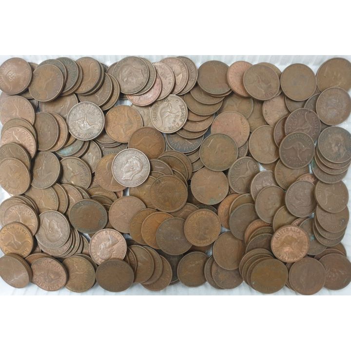 Aus. Half Pennies - approx. 1kg