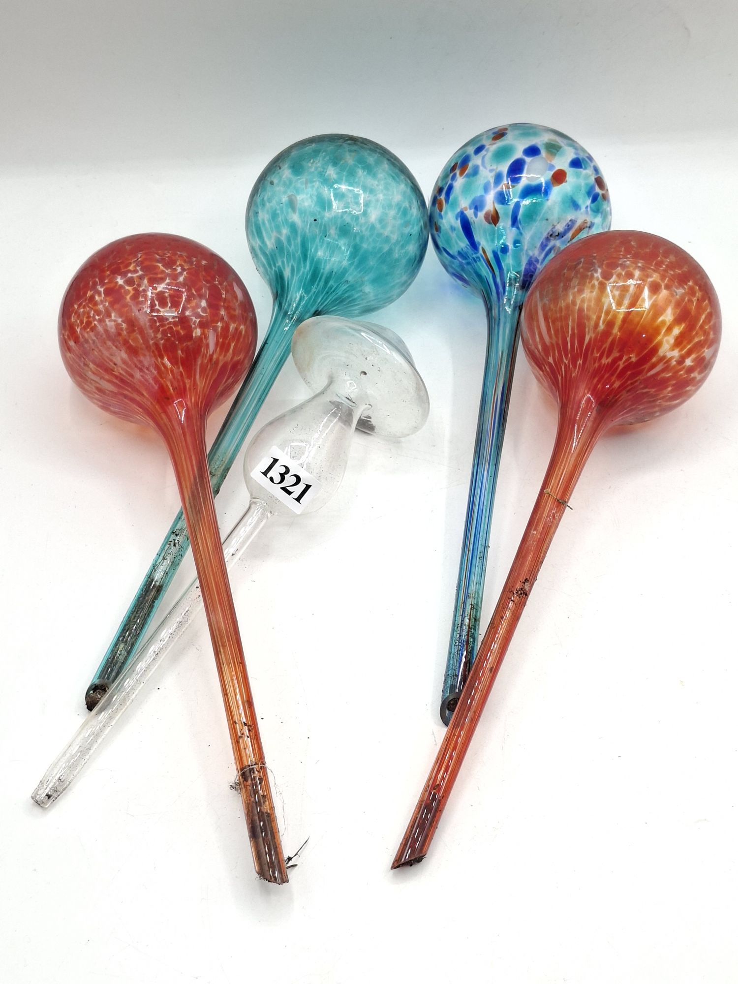 ART GLASS WATERING GLOBES