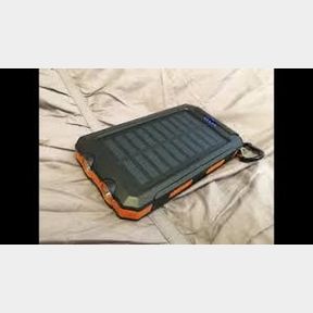 Shoshong Portable Solar Phone Power Bank with Dual LED Bright Flashlight - Blue - 0.32 m R0 - R4500-51745/20166 AS B3 (S5)