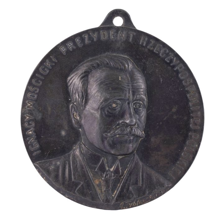 Plakieta z portretem Ignacego Mościckiego
