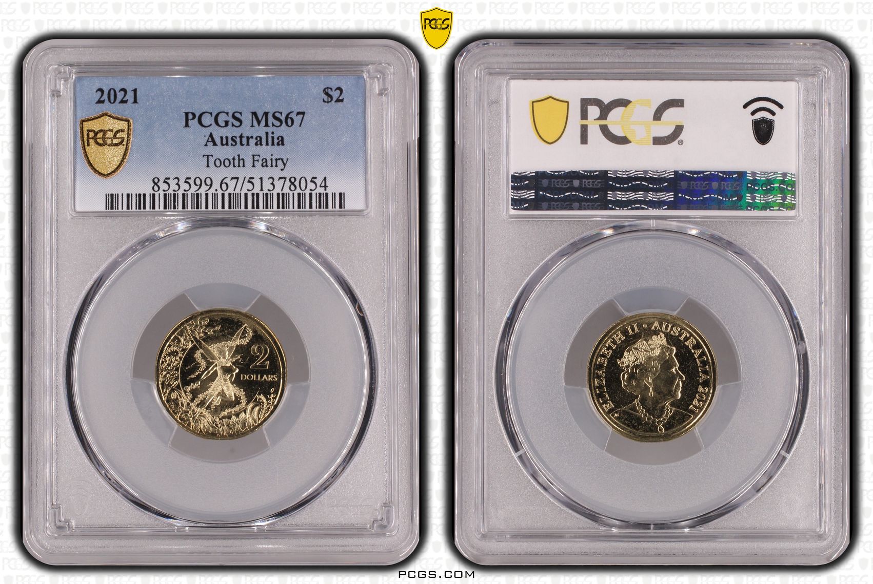 Tooth Fairy, Two Dollar, 2021, PCGS MS67