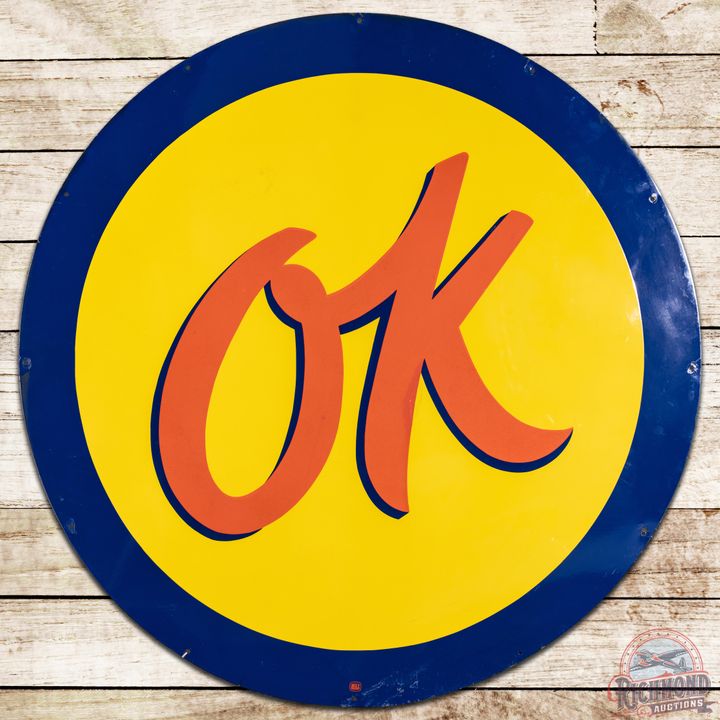 5' Chevrolet OK SSP Sign - 8.25
