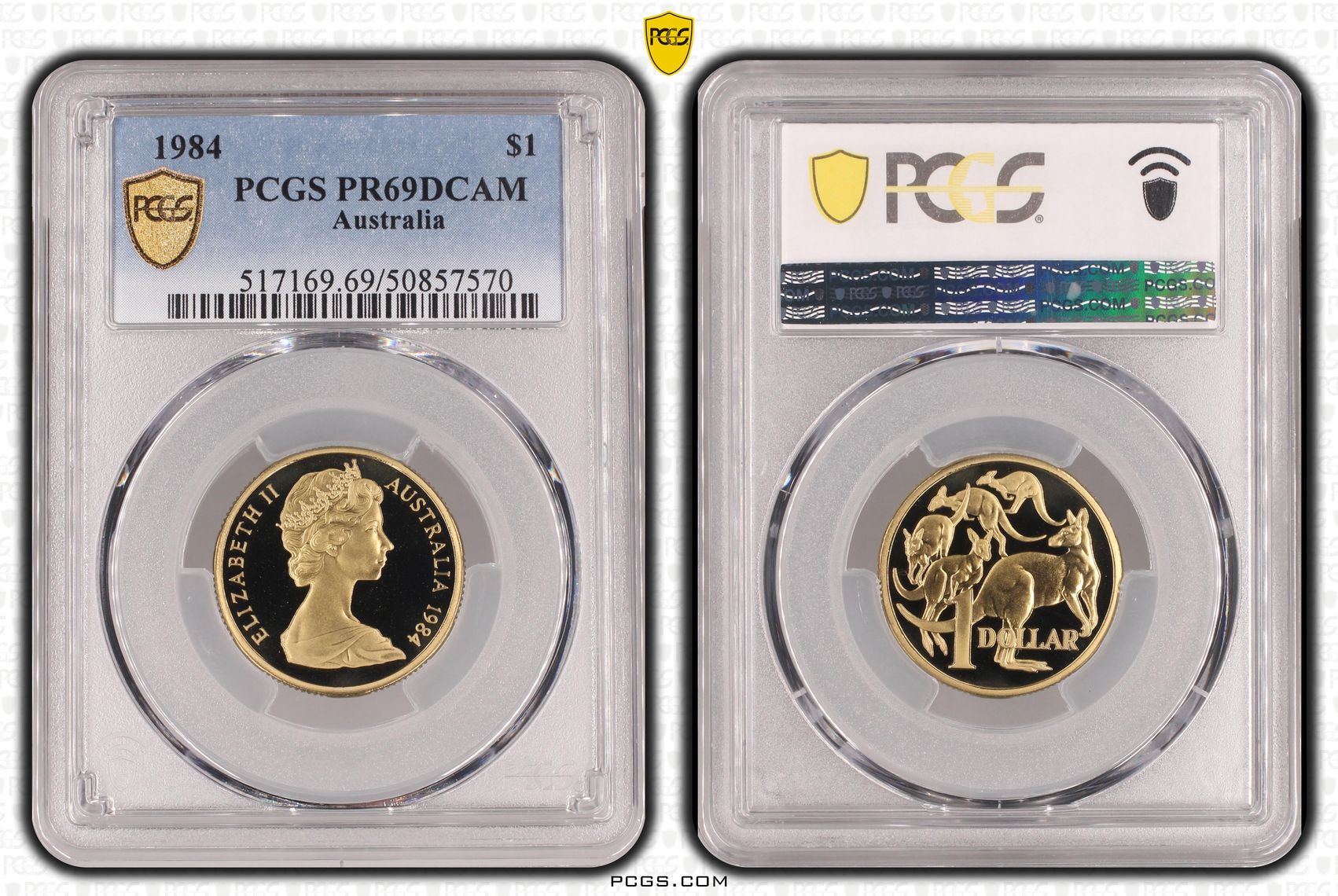 One Dollar, 1984, PCGS PR69DCAM