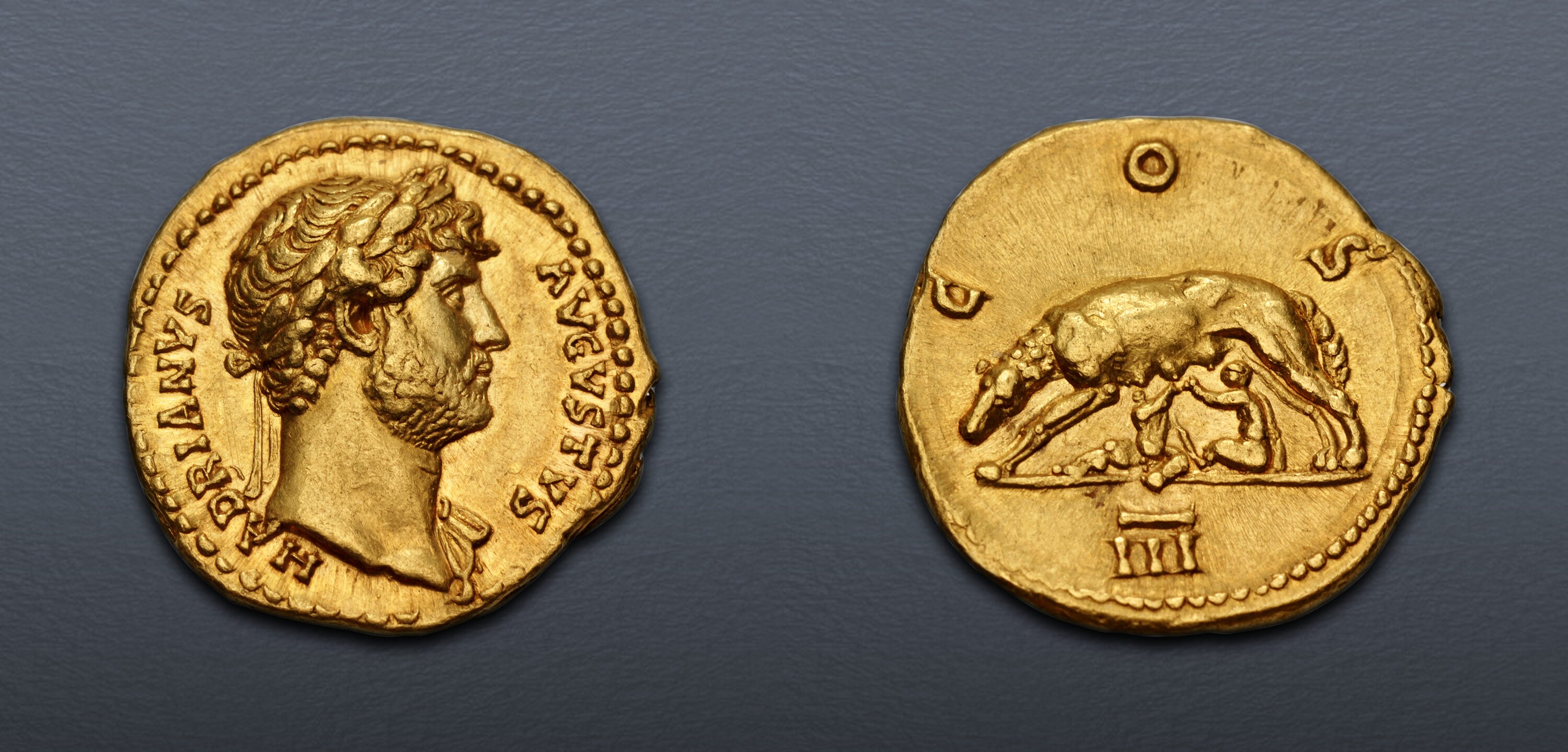 Hadrian. AD 117-138. AV Aureus (18.5mm, 7.21 g, 6h). Rome mint. Struck ...
