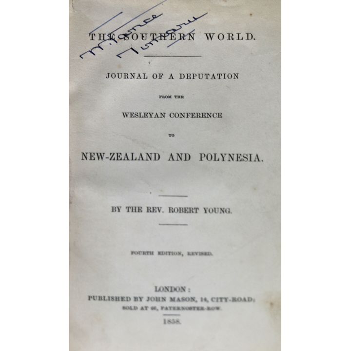 YOUNG, REV ROBERT - The Southern World