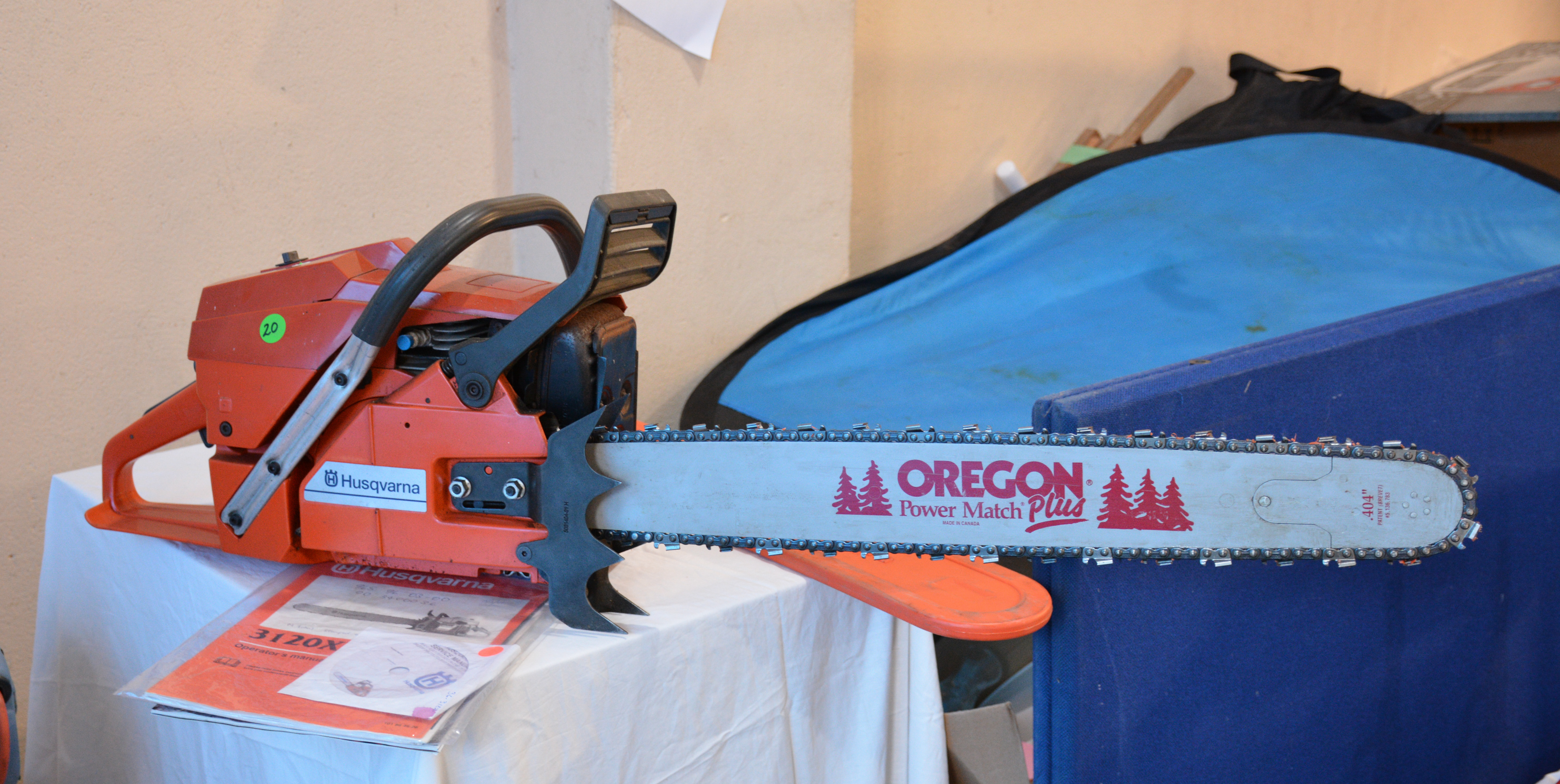 Top Quality Husqvarna 3120XP Chainsaw w Manuals — sold at auction in New Zealand for $1,200