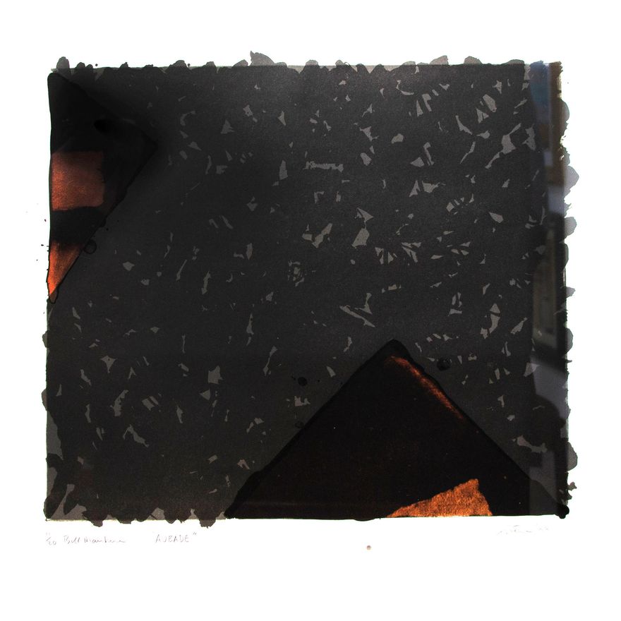 Ralph Hotere 'Bill Manhire “Aubade”'