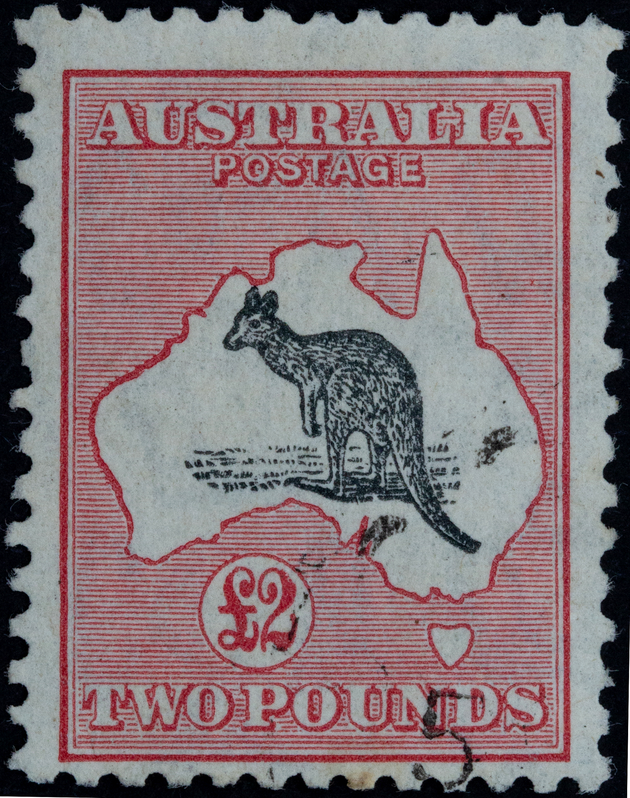 425 · C of A Watermark, Two Pounds, 1934, Good
