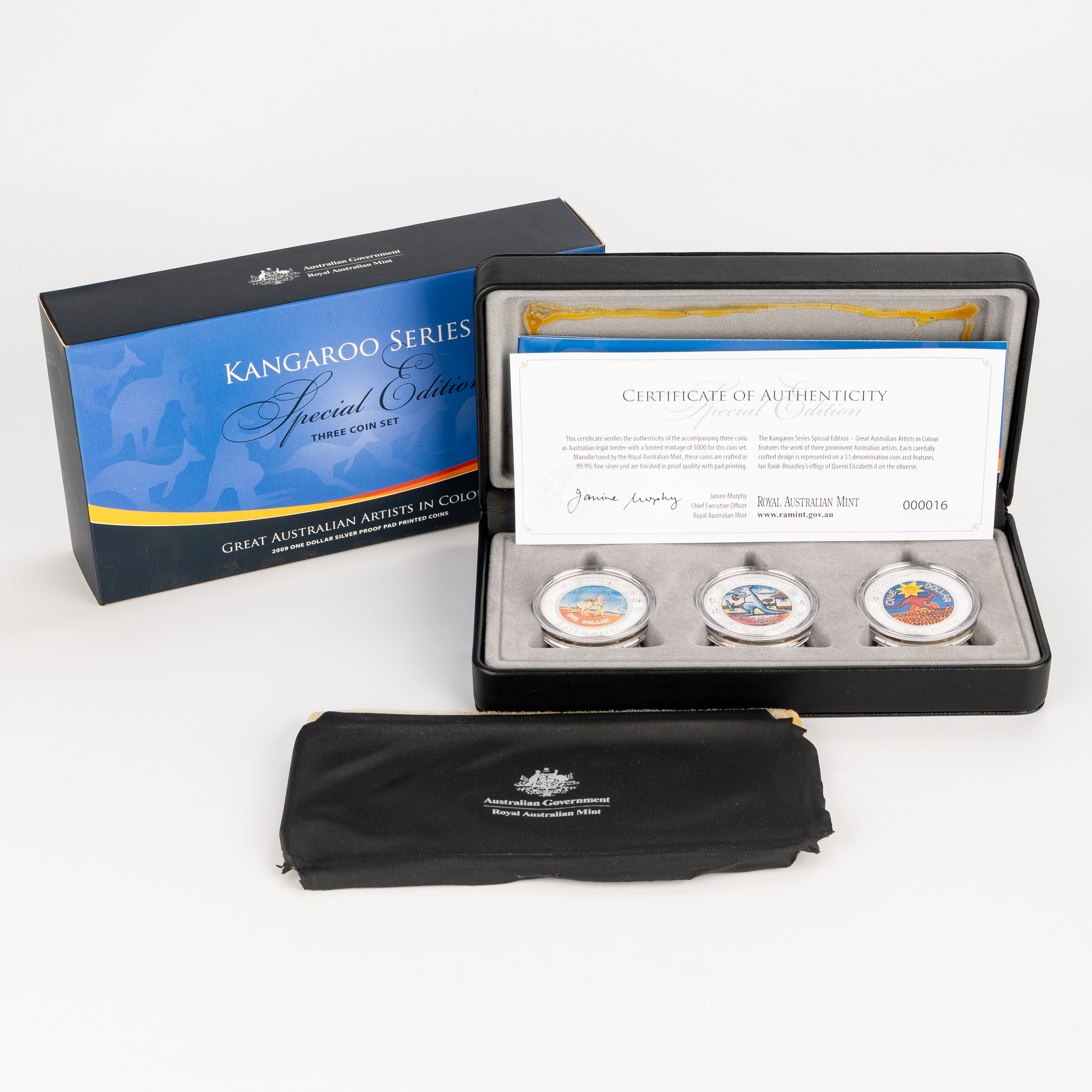 Elizabeth II, RAM - Kangaroo Series, One Dollar, 2009, FDC