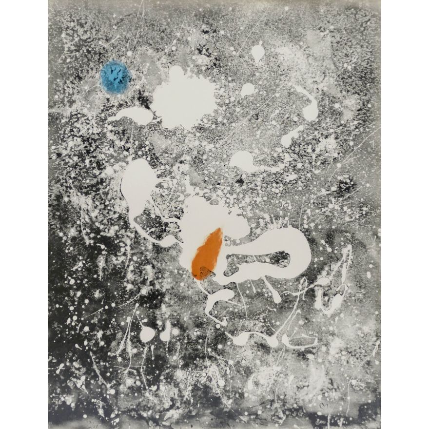 Joan Miro ''The Red Spot'' 1961 Color Lithograph