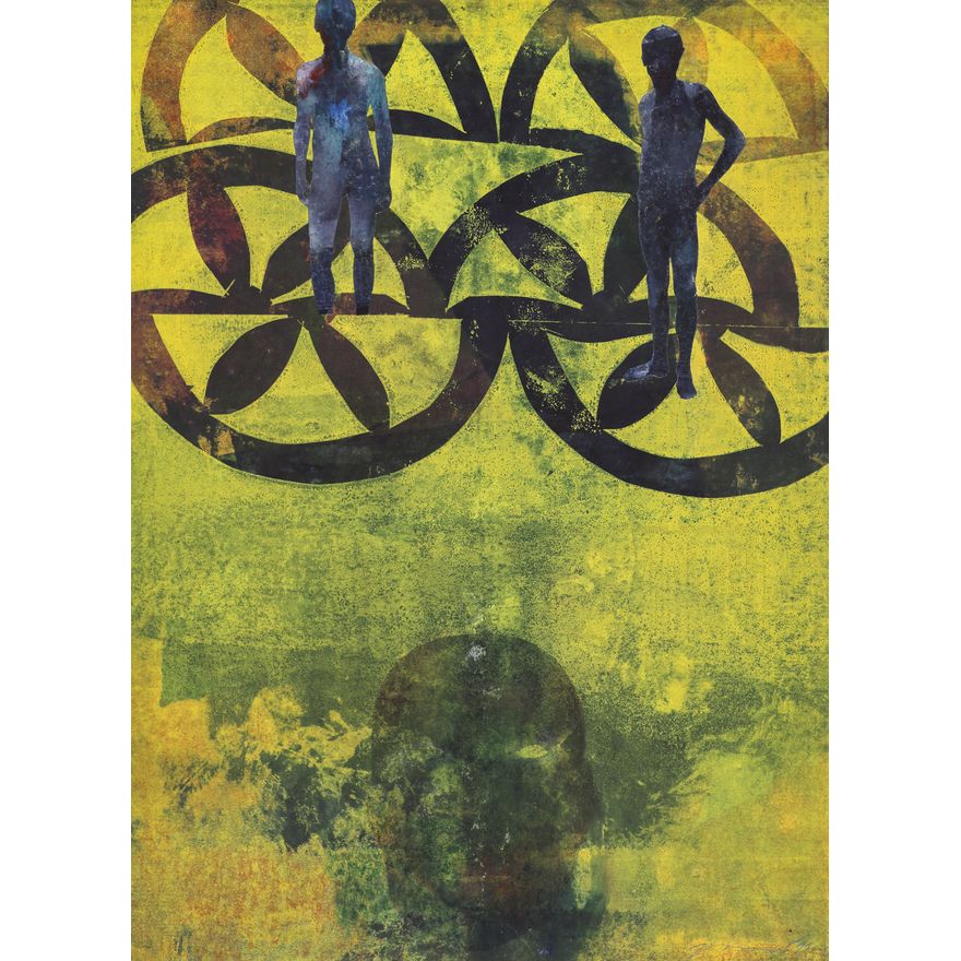 Galen Garwood ''Patroclus with Achilles'' 1992 Monotype