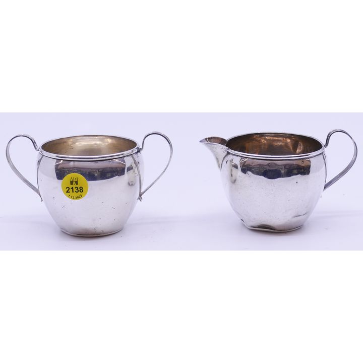 Sterling Creamer & Sugar- 126g TW
