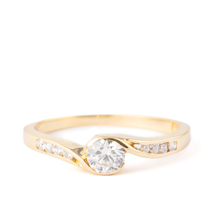 0.475 Carat Diamond Ring 18ct Ring