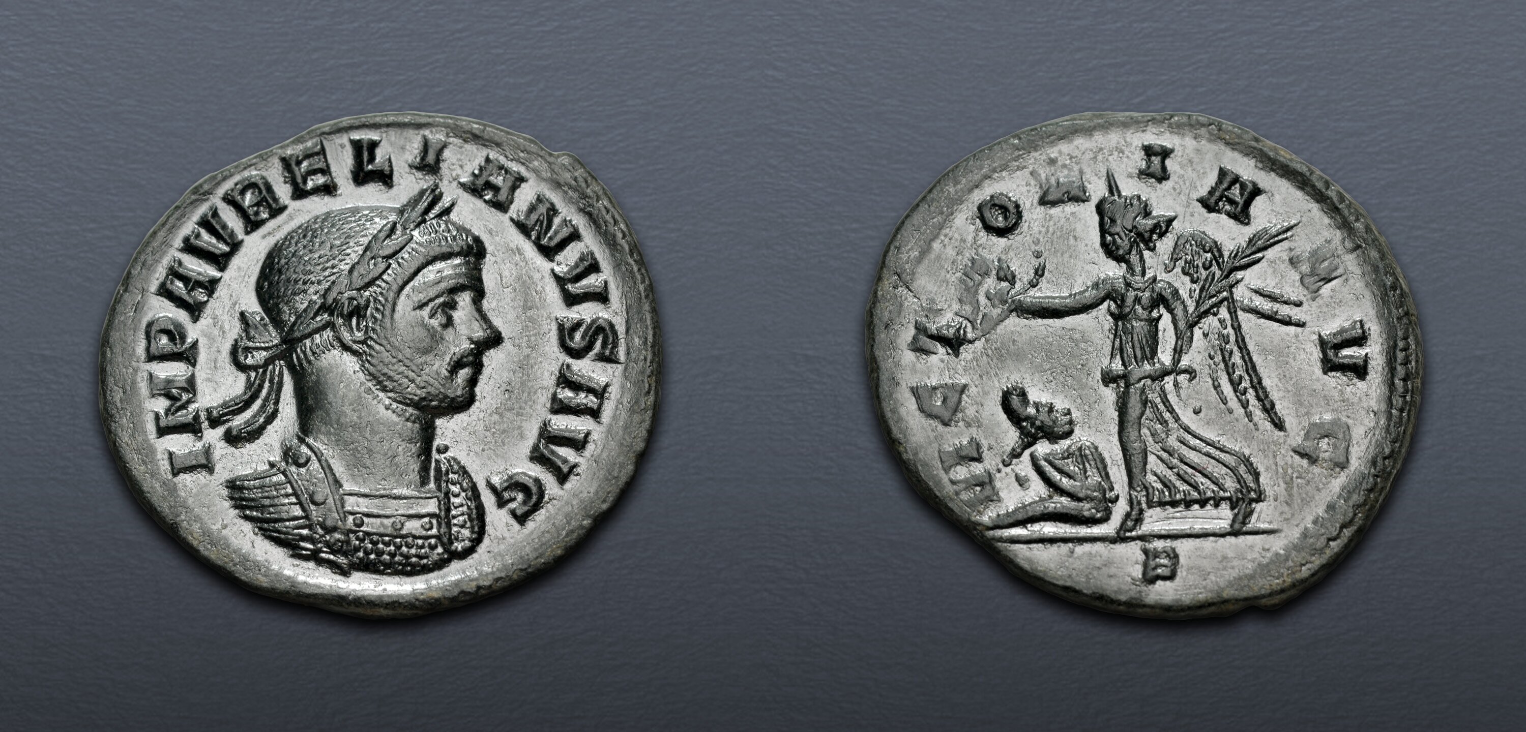 Aurelian. AD 270-275. Denarius (18.5mm, 2.44 g, 6h). Rome mint, 2nd ...