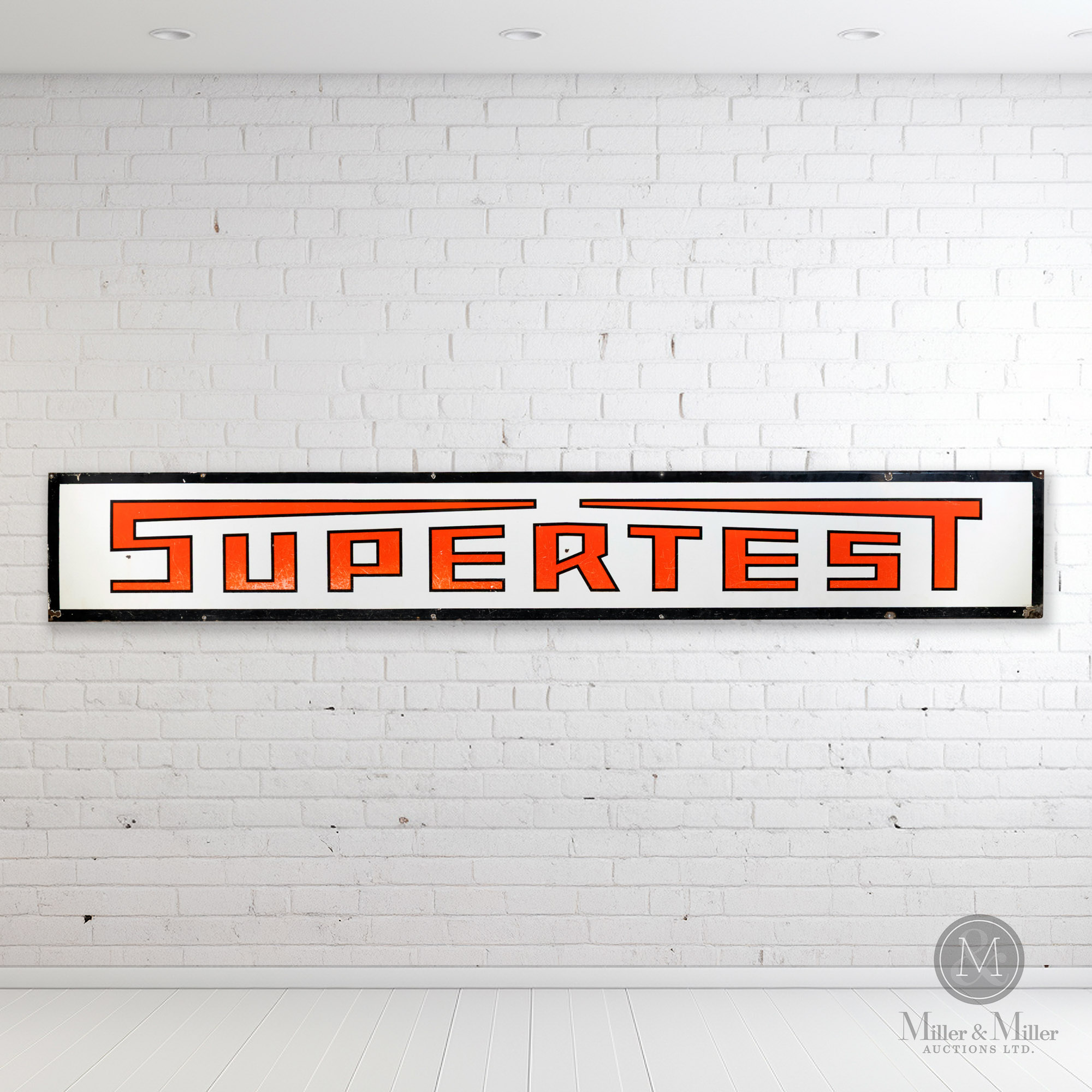 Supertest Service Station 10' Dealer Sign | Miller & Miller Auctions Ltd