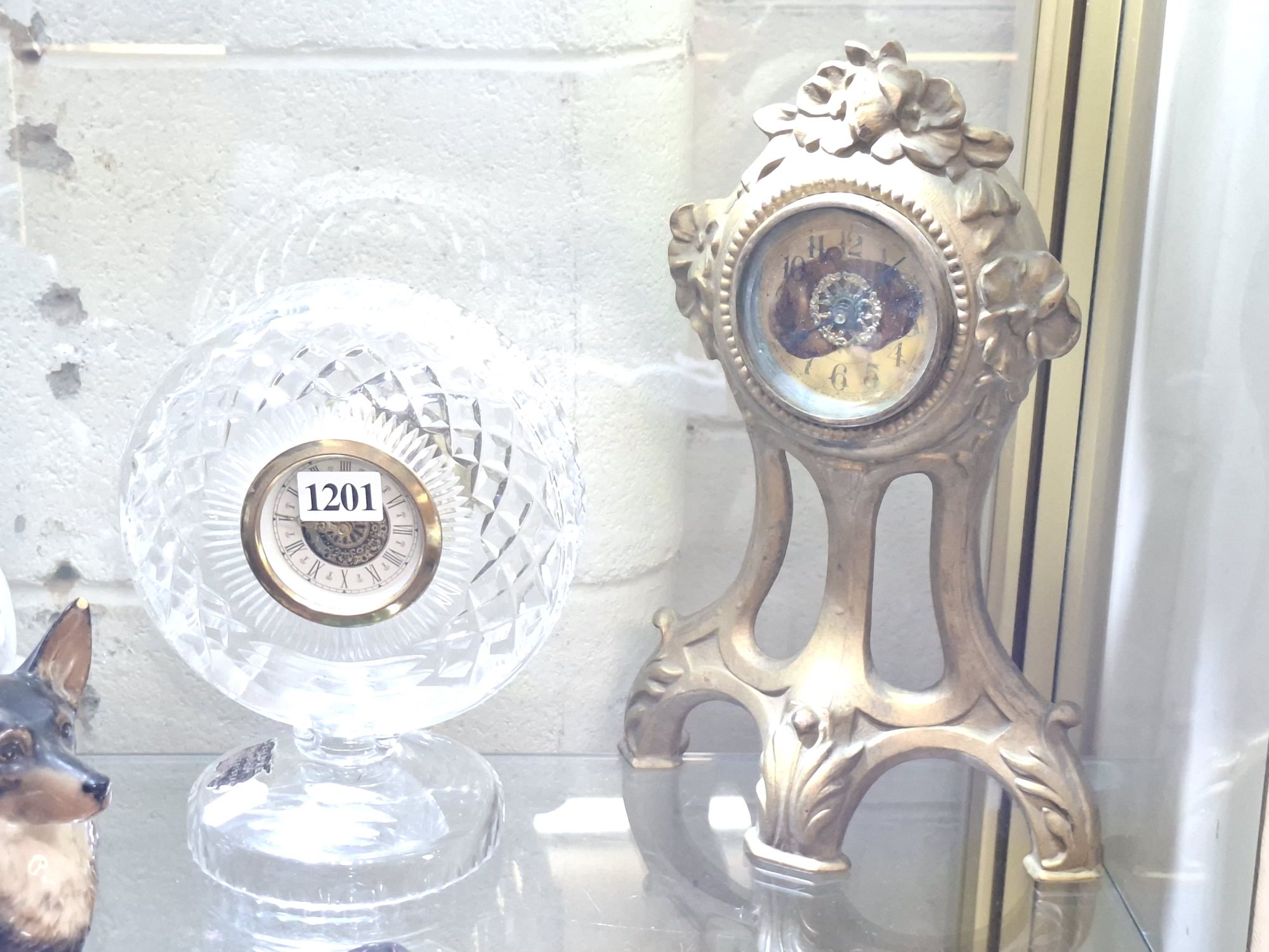 Two Antique Mantle Clocks