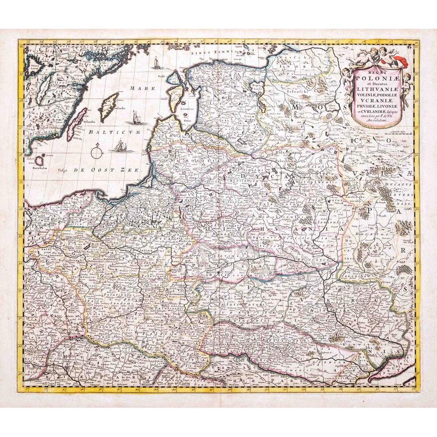 Frederik de Wit | Regni Poloniae et Ducatus Lithuaniae