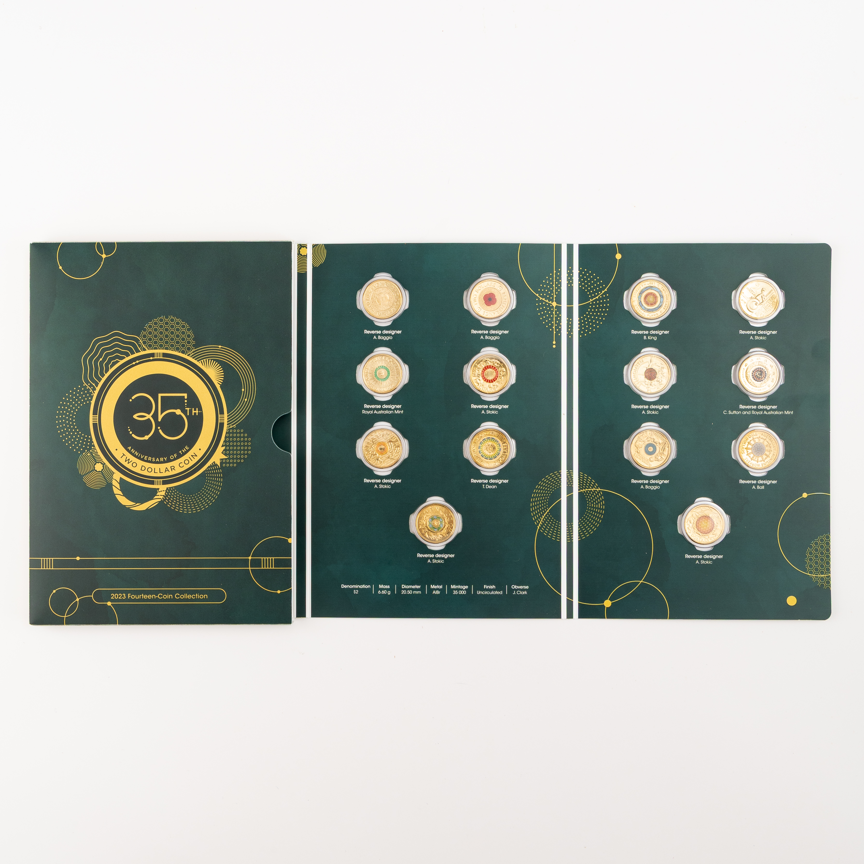 Elizabeth II, RAM - 35th Anniversary of the Two Dollar Coin, Two Dollars, 2023, UNC - FDC