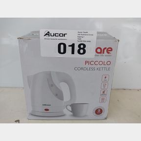 MELLERWARE - 0.9L PICCOLO MINI CORDLESS KETTLE - WHITE - 33010