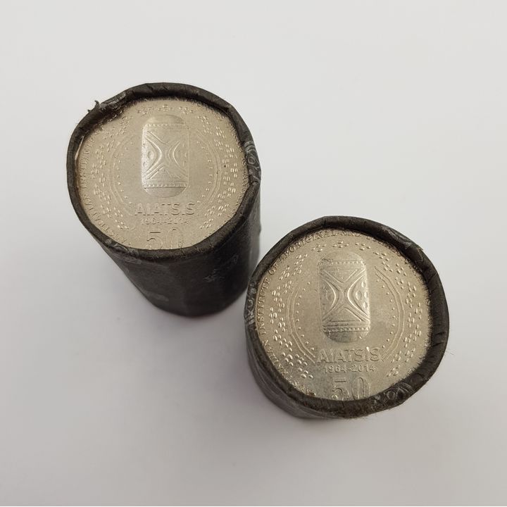 AIATSIS 50c C & C Coin Rolls (x2)