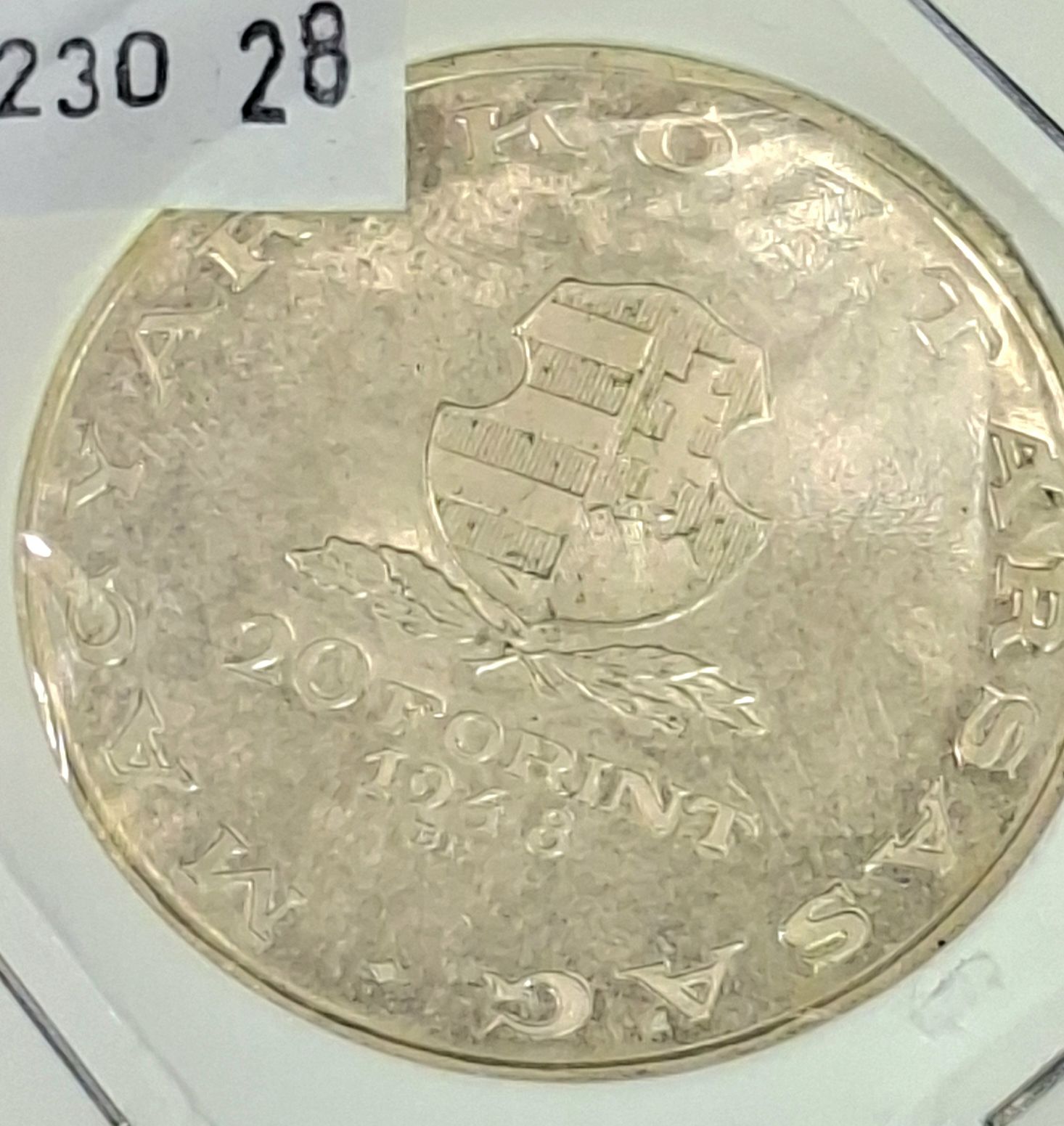 1389 · 1948 HUNGARIAN 20 FORINT