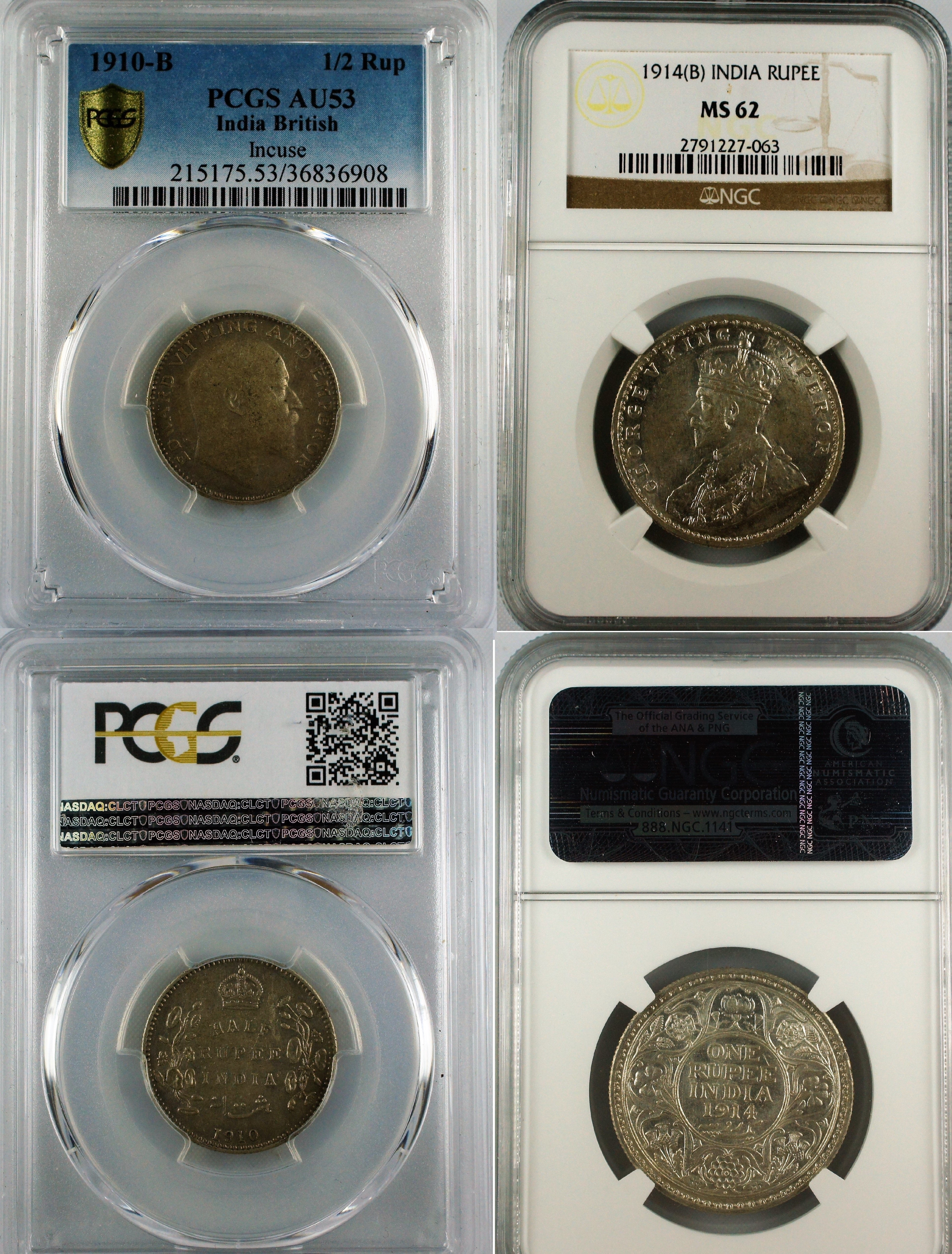 India British Group Lot of Two Coins